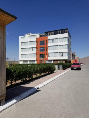 Departamento con 2 habitaciones amoblados, sala comedor cocina muebles, vajilla y una terraza espectacular